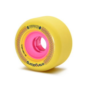 ORANGATANG "BEEFCAKE" inc JEHU V2 BEARINGS - YELLOW 73mm 86a (Set 4)