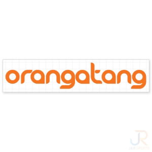 ORANGATANG 11" VINYL STICKER