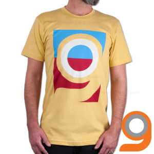 ORANGATANG LOGO T-SHIRT, YELLOW - X/LARGE