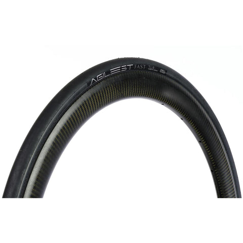 Panaracer Agilest Fast TLR Folding Road Tyre: BLACK/BLACK 700 X 28C