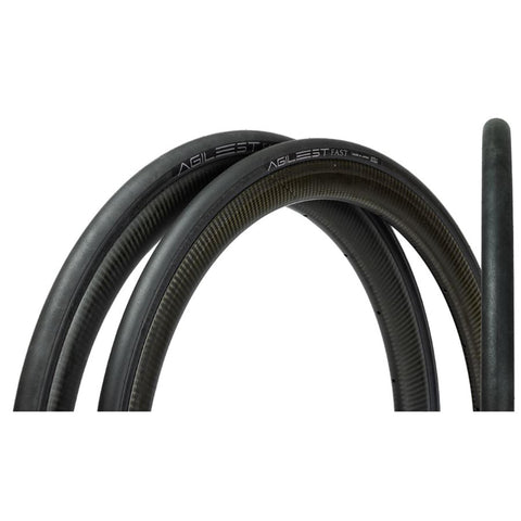 Panaracer Agilest Fast Road Tyre: BLACK/BLACK 700X28C