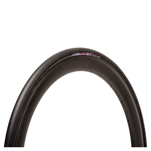 Panaracer Agilest TLR Folding Road Tyre: BLACK/BLACK 700X30C