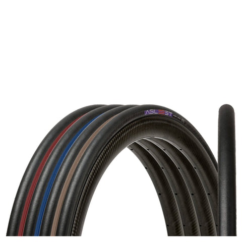 Panaracer Agilest Folding Road Tyre: BLACK/BLACK 700X28C