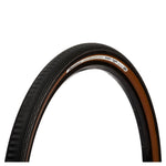 PANARACER GRAVELKING SEMI SLICK PLUS TLC FOLDING TYRE 2023: BLACK/BROWN 27.5X1.90"