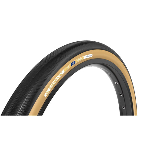 Panaracer TLR GravelKing Slick TLR Gravel Tyre: BLACK/BROWN 700X35C