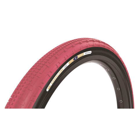 Panaracer GravelKing SK Colour Edition 2025 TLR Gravel Tyre: CRANBERRY/BLACK 700X40C