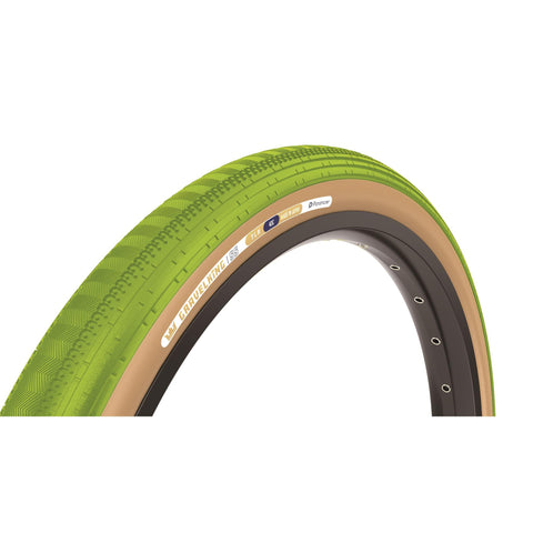 Panaracer GravelKing SS Colour Edition TLR Gravel Tyre 2024: MATCHA/BROWN 700X45C