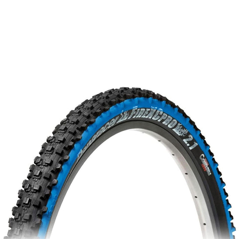 Panaracer Fire XC Pro Tubeless Compatible Folding Tyre: BLACK/BLUE 26X2.10"