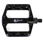 Pro-Style Platform Pedals 1/2"Cast pins, Alloy.std bearings. Blk