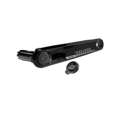 SRAM Rival Power Meter Upgrade - Left Arm and Power Meter Spindle Rival D1 DUB (Right Arm/BB/Spider/Chainrings Non Included): BLACK 175MM