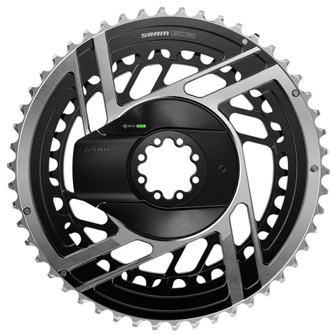 SRAM Power Meter Kit DM Red AXS E1 (Power Meter Including Chainrings, FD Setup Tool): BLACK/SILVER 52/39T