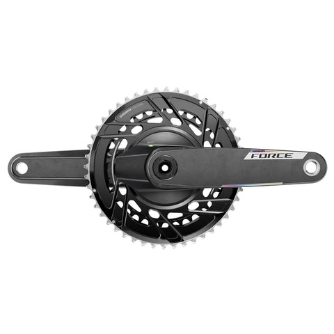 SRAM Crankset w/Power meter spider FORCE AXS E1 DUB - Thread Mount (BB not included): 48-35T 175MM
