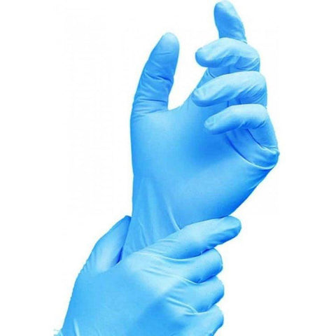 GLOVES Nitrile Disposable Blue (100)
