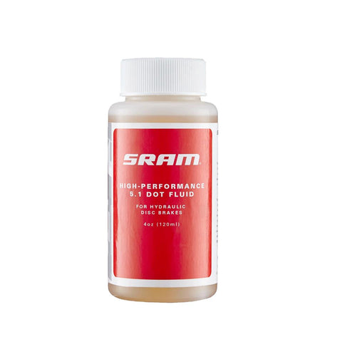 SRAM DOT 5.1 HYDRAULIC BRAKE FLUID 4OZ - 120ML:  120ML