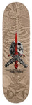 Powell Peralta Deck Skull & Sword Shape - (skateboard deck)