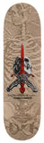 Powell Peralta Deck Skull & Sword Shape - (skateboard deck)