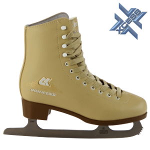 XCESS PRINCESS BEIGE ICE SKATE - SIZE 8 (42)
