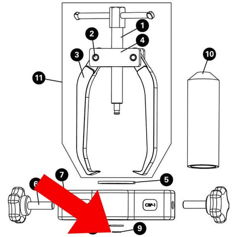 SPRE Park Retaining clip CBP-3