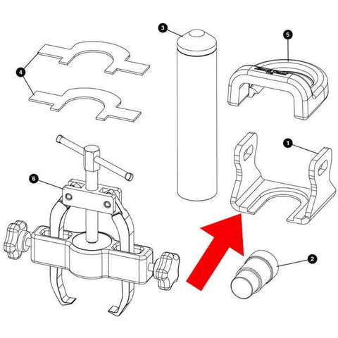 SPRE Park Bearing Removal Adapter CBP-5 - QK1197