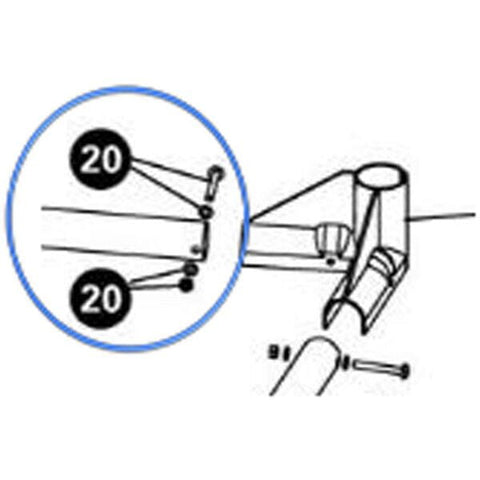 SPRE Park leg bolt for PCS-9/10
