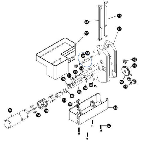 SPRE Park Idler Sprocket Shaft