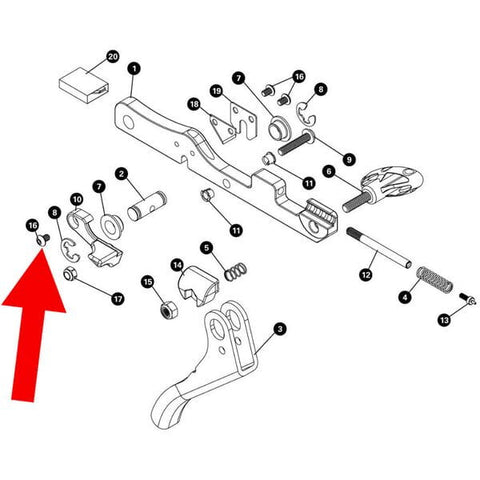 SPRE Park HBT-1 Blade Guard Screw - QK25043