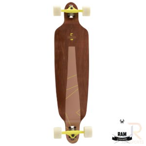 RAM LONGBOARD - MILHO 39.5" x 9.75" - MAHOGANY ROSE
