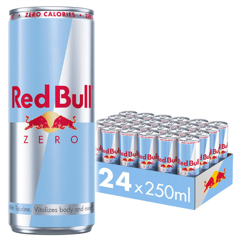 Red Bull Zero Single Can 250ml (24pk): BLUE 250ML