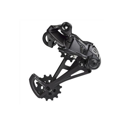 SRAM REAR DERAILLEUR EX1 1X8 SPEED LONG CAGE BLACK (MAX 48T): BLACK 8SPD LONG