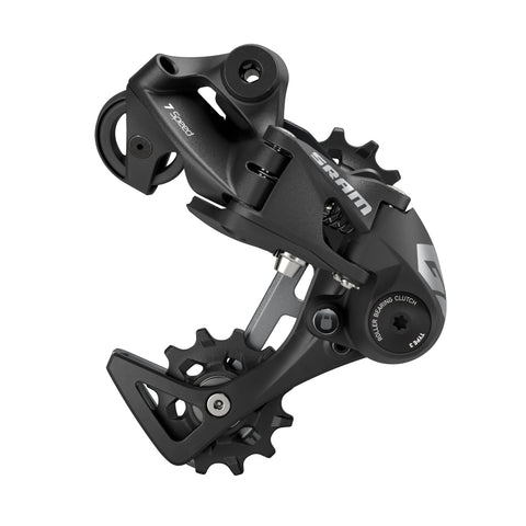 SRAM Rear Derailleur GXDH 7-Speed Medium Cage A3: BLACK 7 SPEED