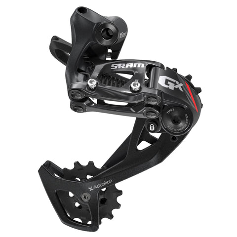 SRAM REAR DERAILLEUR GX 2X11-SPEED: RED 11SPD MEDIUM