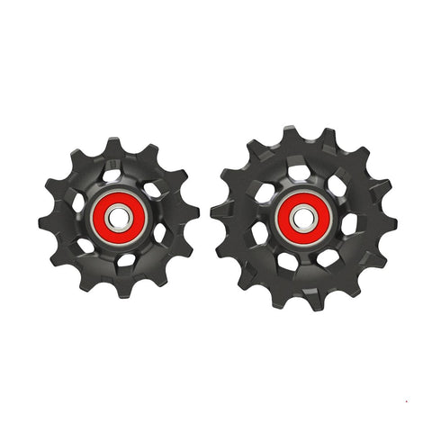 SRAM REAR DERAILLEUR PULLEY KIT XX1/X01 EAGLE (INCLUDES 12T UPPER AND 14T LOWER PULLEY): BLACK 12 SPEED