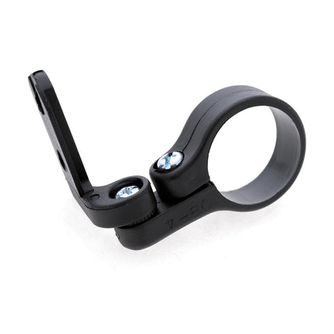 Reflector Bracket FrontHandlebar, Clamp-On.Resin, 3 sizes.