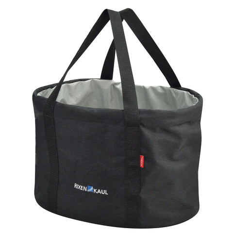 Rixen-Kaul Shopper Pro Black Handlebar Bag: BLACK