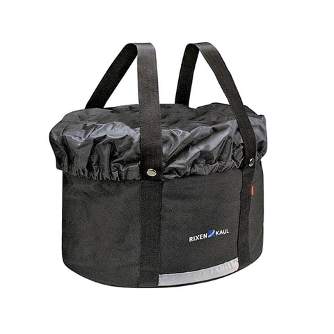 Rixen-Kaul Shopper Plus Handlebar Bag: BLACK