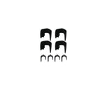 Rixen-Kaul Klickrail Oversize Hooks Set: