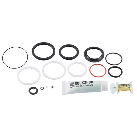 Rockshox Service - 200 Hour/1 Year Service Kit (Includes Air Can Seals, Piston Seal, Glide Rings, Ifp Seals, Reservoir Seals, Thru Shaft Plug, Dynamic Seal Grease) - Trek Re:Aktiv Thru (2017): BLACK