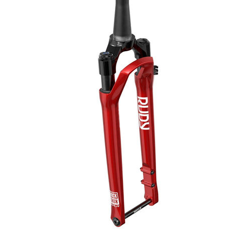 RockShox Fork Rudy Ultimate Race Day 2 - Crown 700C 12X100 Tapered Soloair (Includes Fender, Star Nut, Maxle Stealth) A3: ELECTRIC RED 30MM 45OFFSET