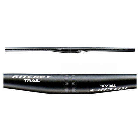 Ritchey Comp Trail Flat MTB Handlebar: BB BLACK 780MM X 9D