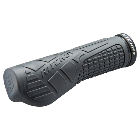 Ritchey WCS EGP Locking MTB Handlebar Grips: CHARCOAL 133MM