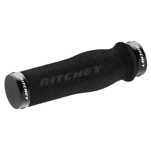 Ritchey WCS Truegrip Neoprene Locking MTB Handlebar Grips: BLACK 130MM
