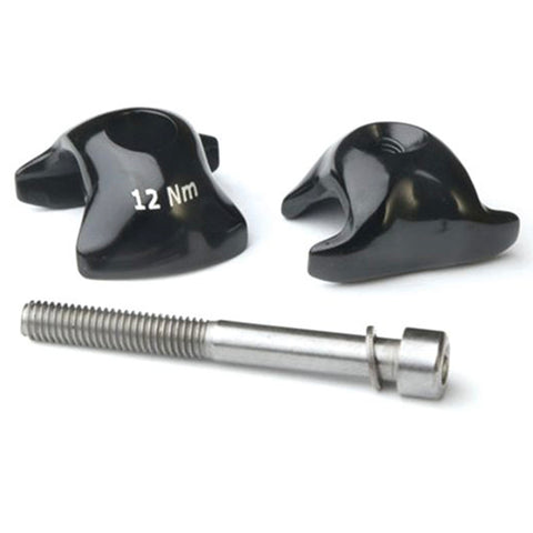 Ritchey WCS Carbon 1-Bolt Rail Clamps: BLACK 8MM X 8.5MM