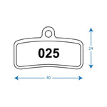 RWD - R025 Pads - Shimano 4Pot, TRP 4Pot - Sintered