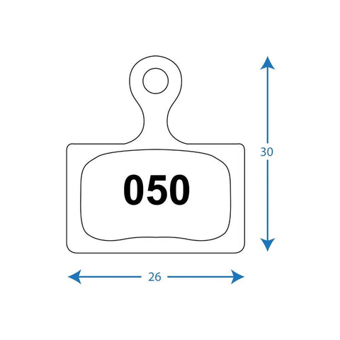 RWD - R050 Pads - Shimano Flat Mount/TRP Flat Mount - Organi