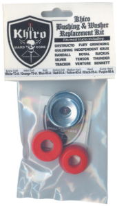 KHIRO BARREL BUSHING SET inc CUP WASHERS - RED 90A