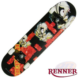 RENNER A inc ABEC 5 & BLACK TRUCKS - A15 Skulls III