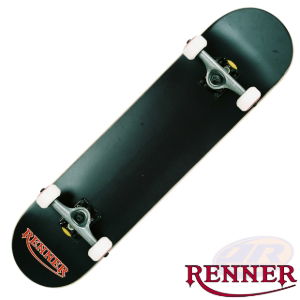 RENNER PRO - 7 PLY, VIRUS TRUCKS, ABEC 9 - BLACK