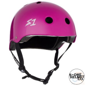 S1 LIFER HELMET - BRIGHT PURPLE GLOSS - XL 22.5" (57.2cm)