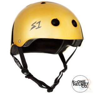 S1 LIFER HELMET - GOLD MIRROR - XL 22.5" (57.2cm)