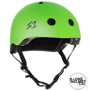 S1 LIFER HELMET - MATT LIME GREEN - MED 21.5" (54.6cm)